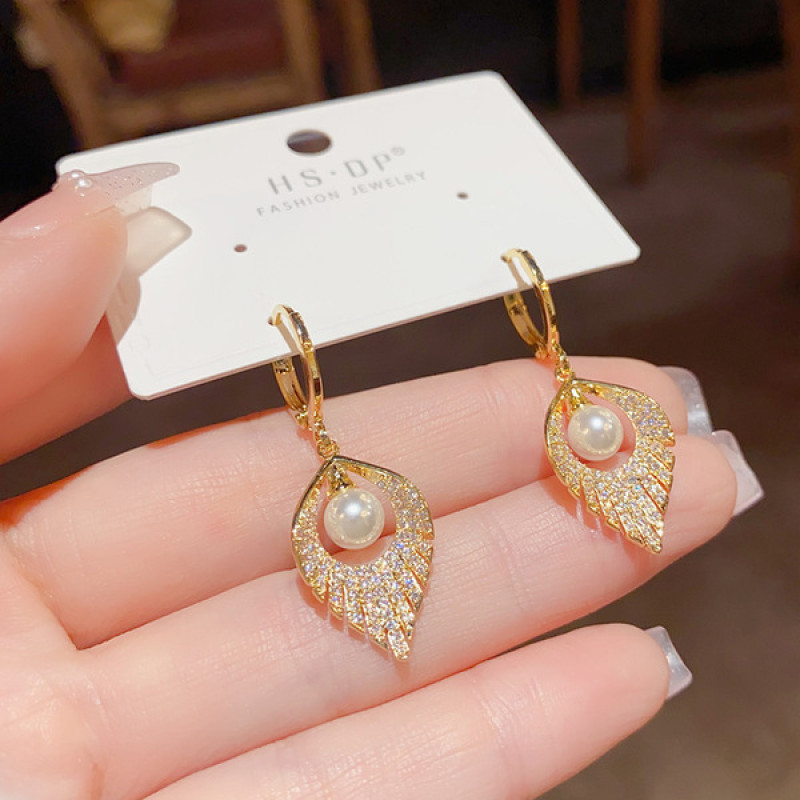 Korean style Leaf Earrings