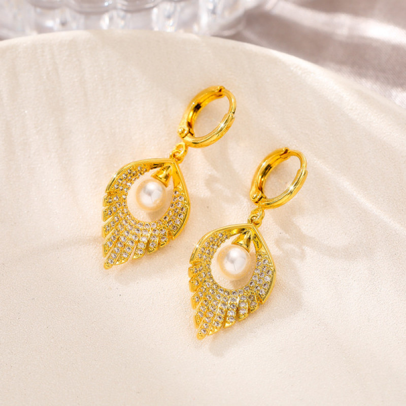 Korean style Leaf Earrings