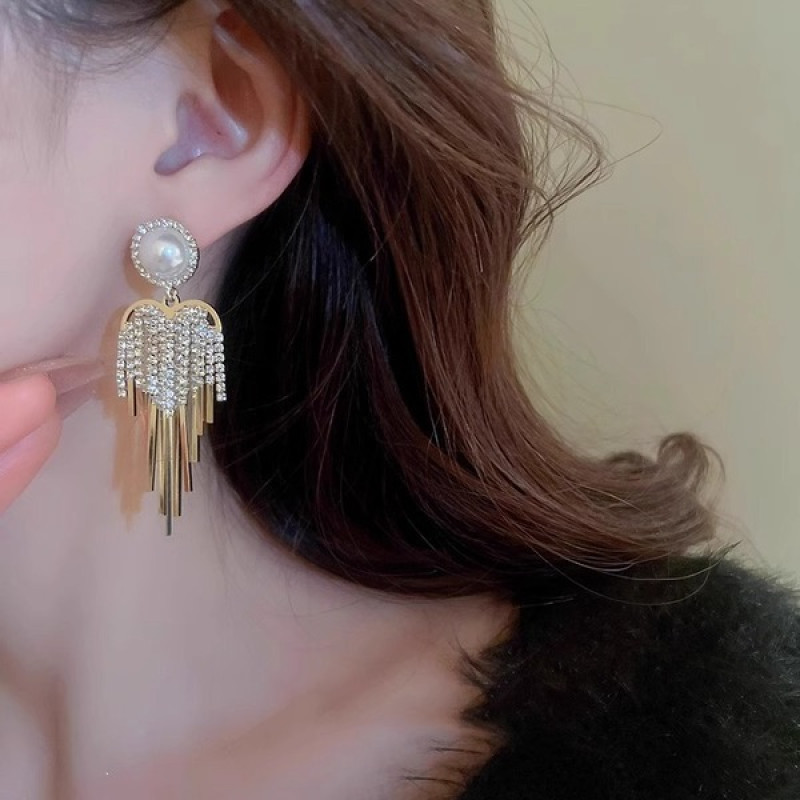 Luxury Pearl tassel Earring