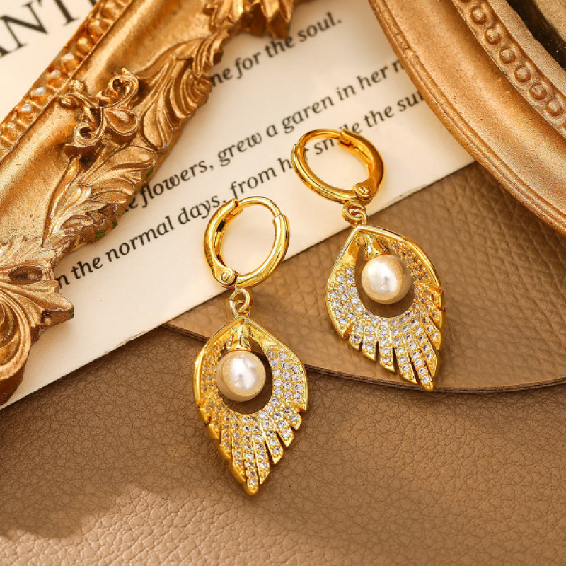 Korean style Leaf Earrings
