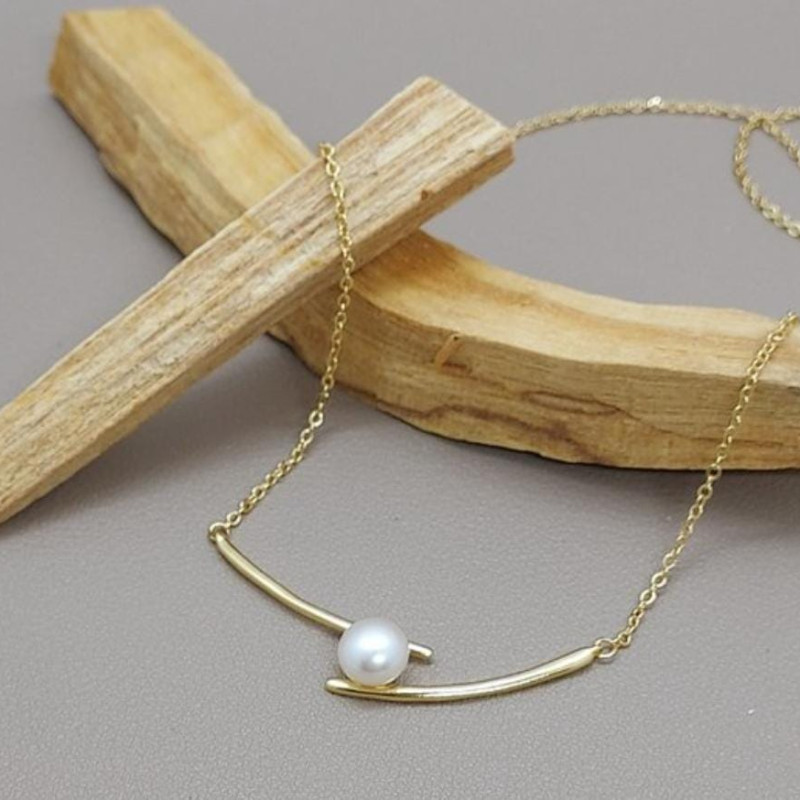single pearl  necklace (কালার গ্যারান্টি)
