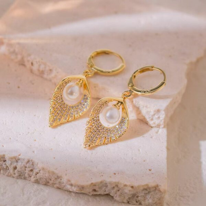 Korean style Leaf Earrings
