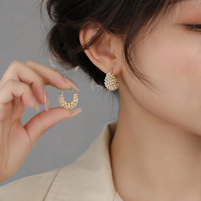 Korean luxury pearl Earrings