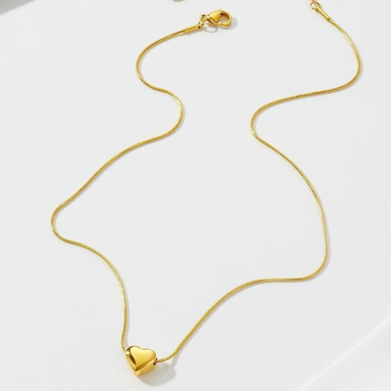 Korean Heart necklace (কালার গ্যারান্টি)