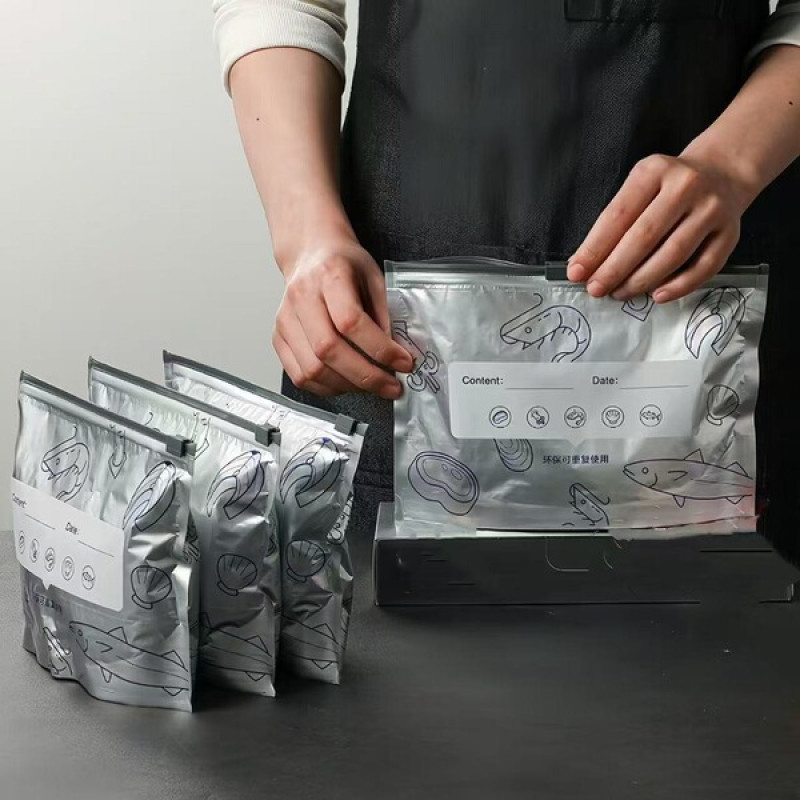 Aluminum Zippered Storage Bag (10 pcs)