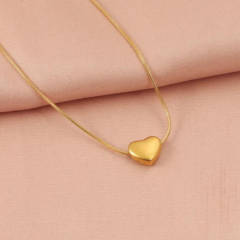 Korean Heart necklace (কালার গ্যারান্টি)