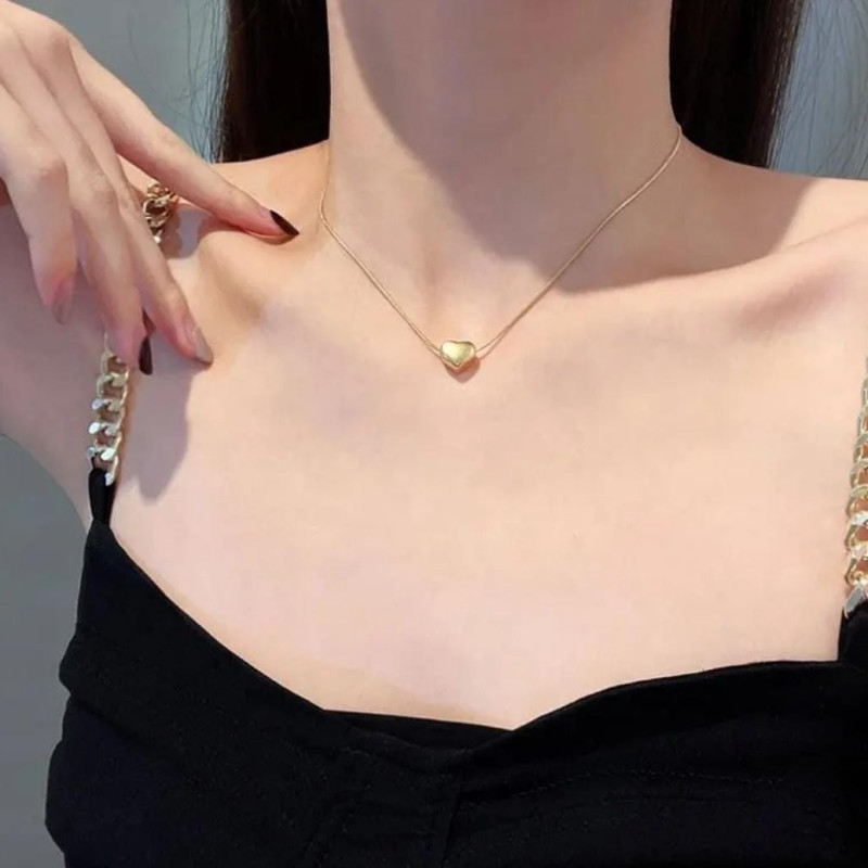 Korean Heart necklace (কালার গ্যারান্টি)