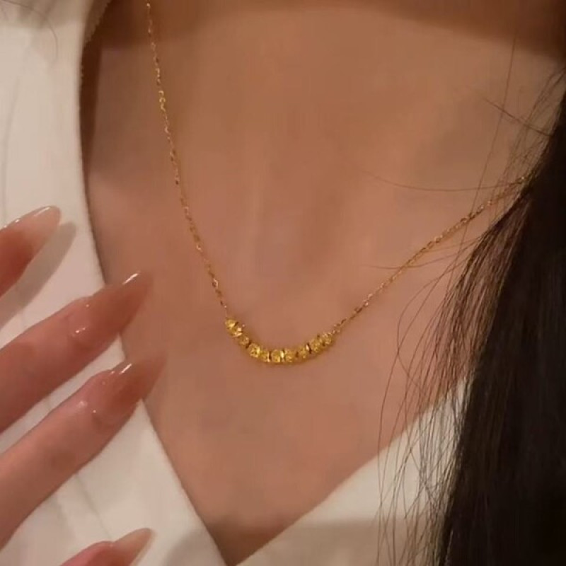 18k gold plated locket chain